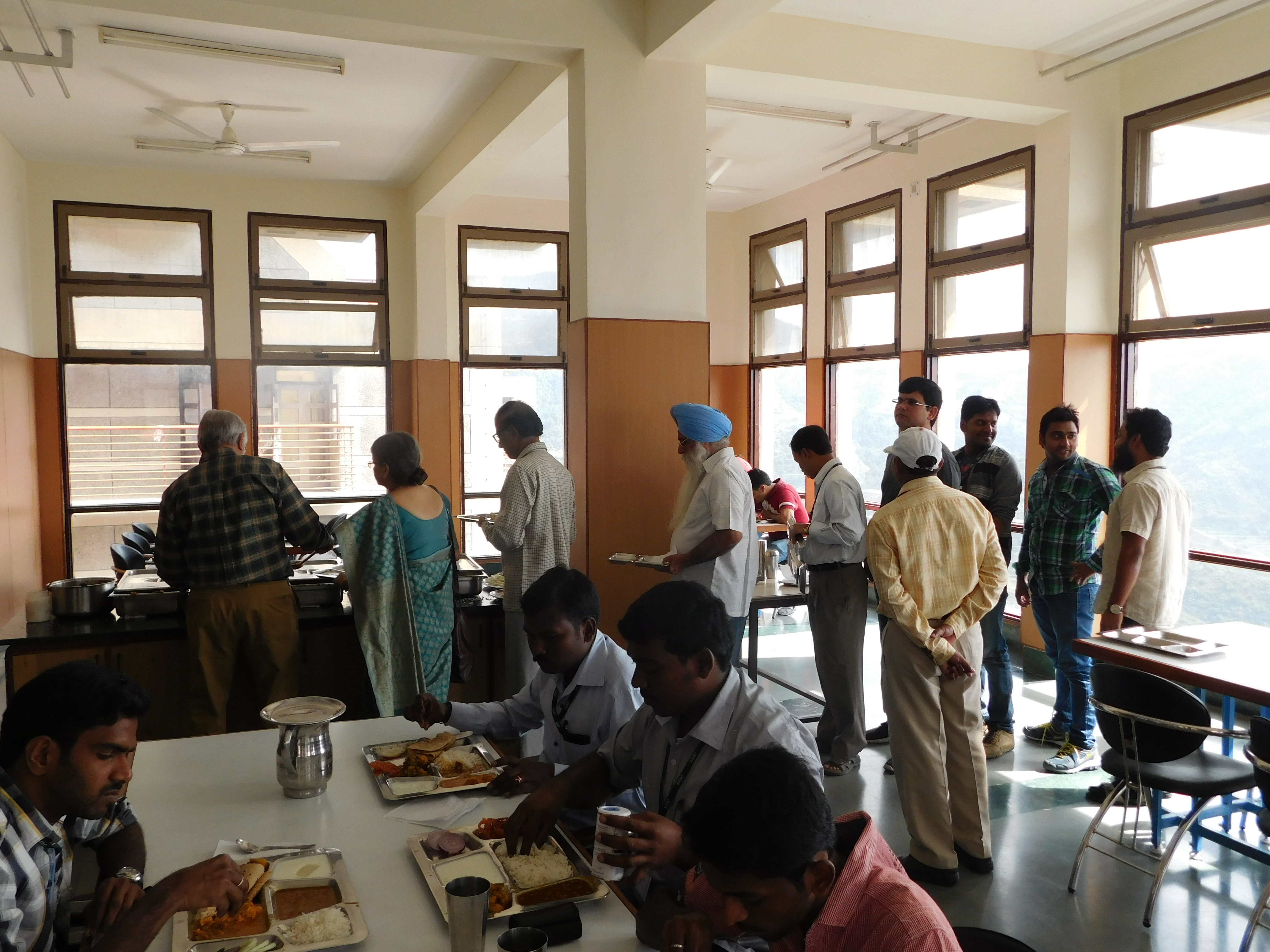 Lunch during Advanced Level Workshop on Integral Equations-Solvability Analysis and Applications Oct- 19-25, 2015