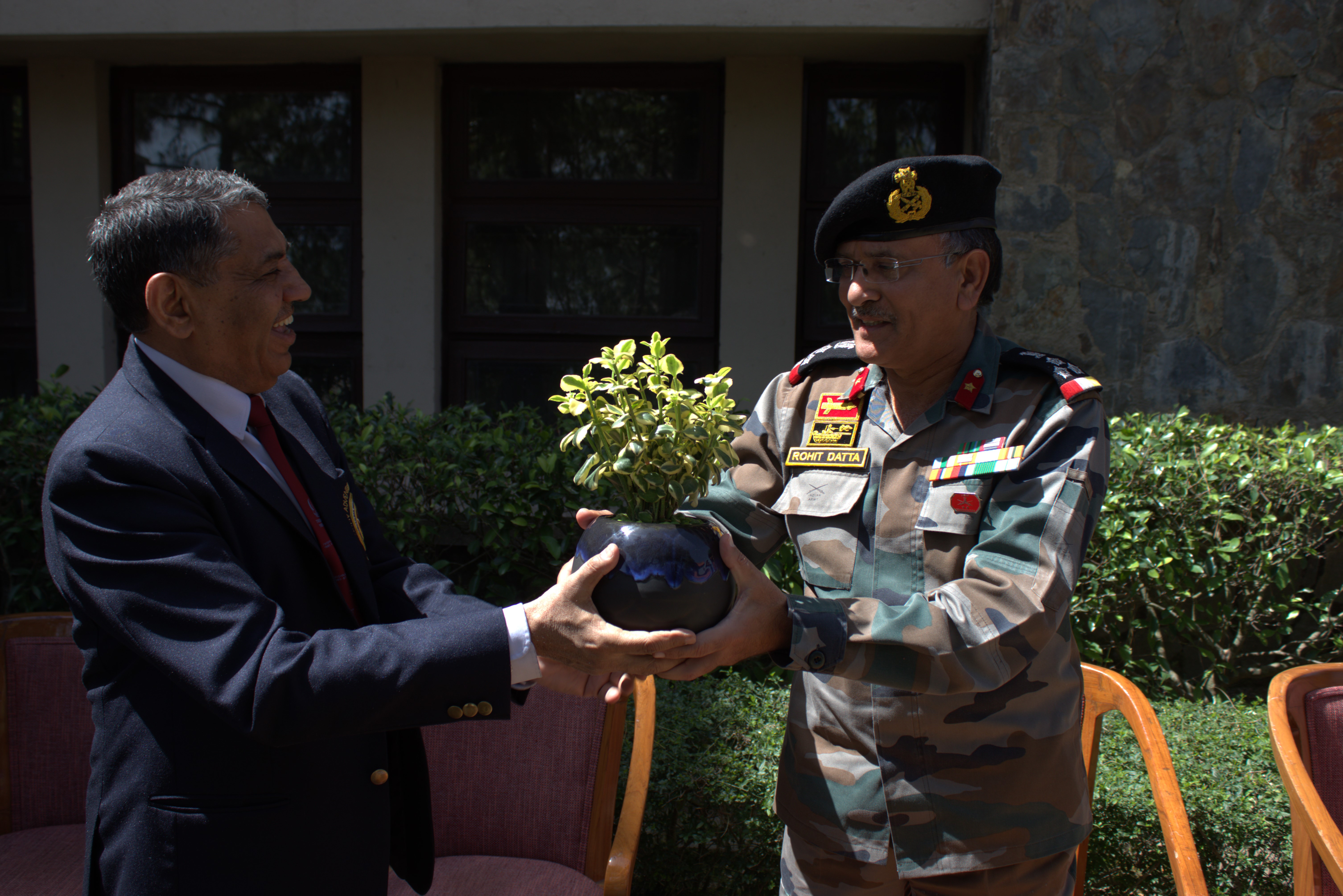 Brigadier Rohit Datta Group Commander, NCC, Group HQ, Shimla visited JUIT, Waknaghat