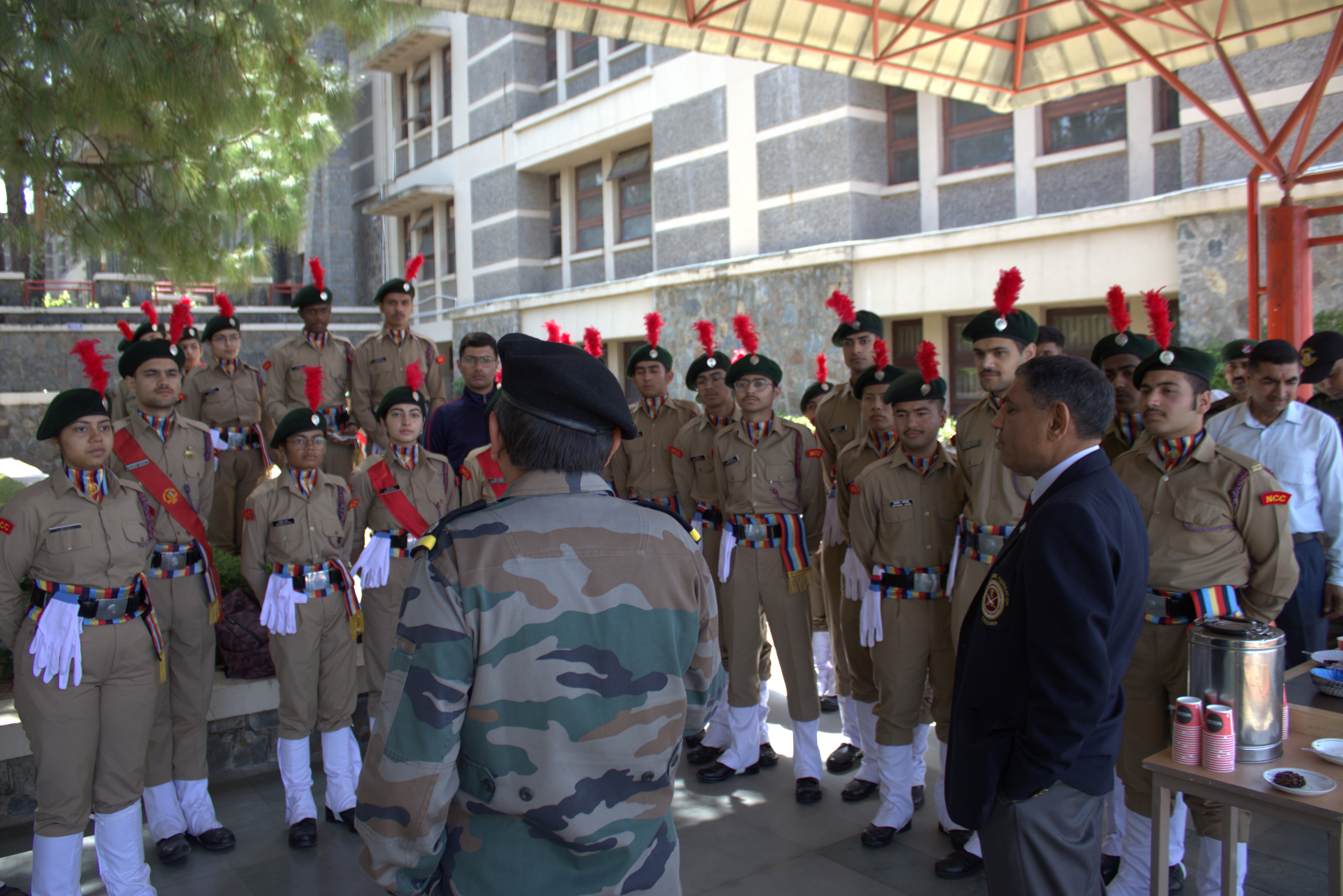 Brigadier Rohit Datta Group Commander, NCC, Group HQ, Shimla visited JUIT, Waknaghat